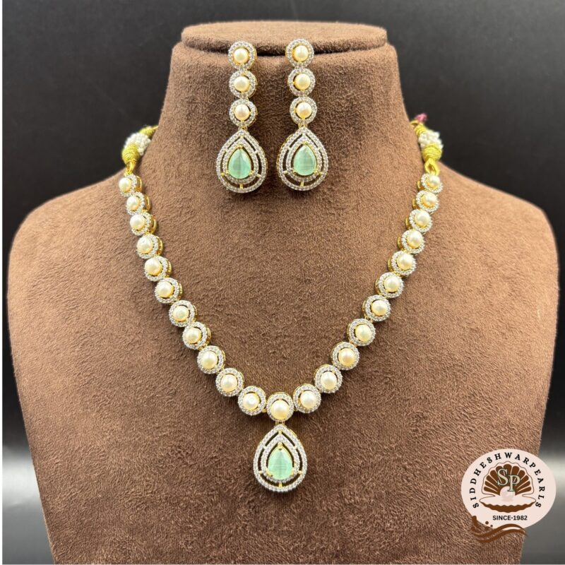Hyderabadi Pearl Jewellery Set