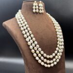 Radiant Hyderabadi Pearl Necklace 9 - Image 2