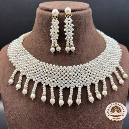 Pearl Jali Necklace