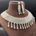 Elegant Pearl Jali Necklace 3 - Image 2