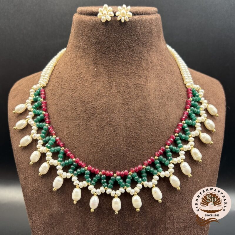 pearl Jali Necklace