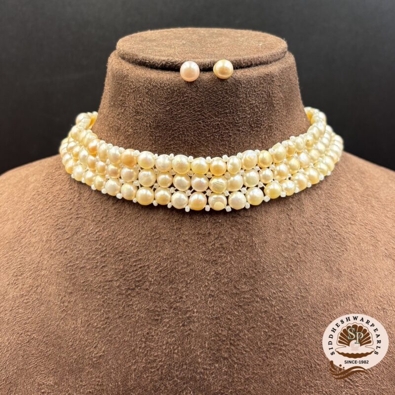 Pearl Jali Necklace