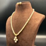 Simple Single Pearl Necklace - Image 3