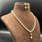 Simple Single Pearl Necklace 11 - Image 2