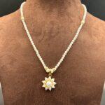 Simple Pearl Pendant Necklace 5 - Image 4