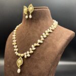Radiant Zig Zag Pearl Necklace - Image 3