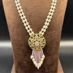 Grand Hyderabadi Pearl Necklace 12 - Image 4