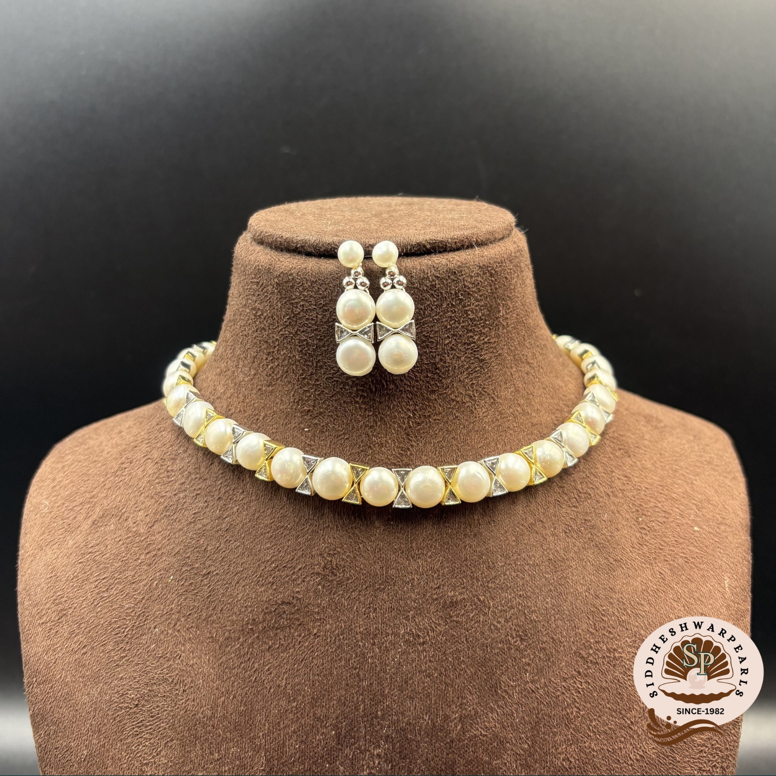 hpn13 Hyderabadi Pearl Necklace
