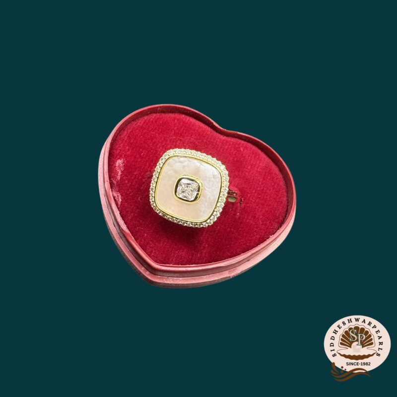 Oyster Stone Rings