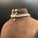 Shine Plain Pearl Choker Necklace 7 - Image 3
