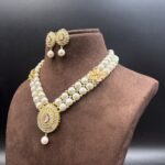 Whimsical Plain Pearl Choker Necklace 9 - Image 3