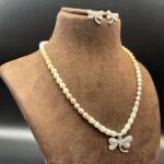 Simple Pearl Pendant Necklace 13 - Image 2