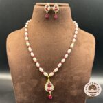 Simple Pearl Pendant Necklace - Image 2