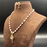 Simple Pearl Pendant Necklace 15 - Image 3