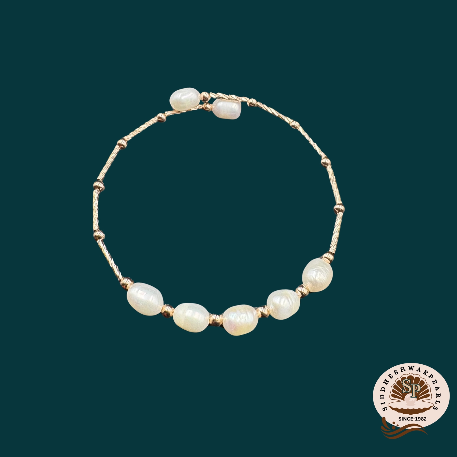 wpb7 White Pearl Bracelet