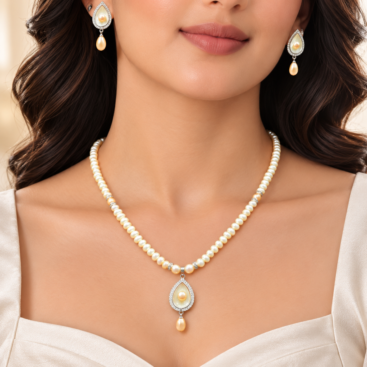 Simple Single Pearl Necklace