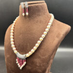 Cherished Hyderabadi Pearl Jewellery Set 11 - Image 3