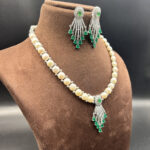 Sumptuous Hyderabadi Pearl Jewellery Set 12 - Image 2