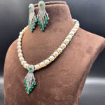Sumptuous Hyderabadi Pearl Jewellery Set 12 - Image 3