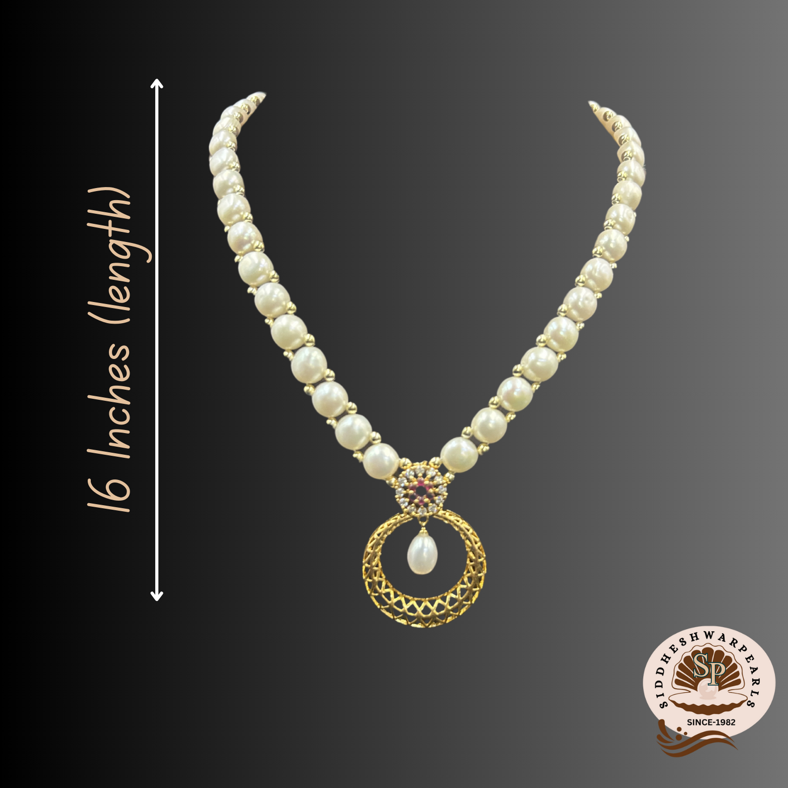 hpjs14 Hyderabadi Pearl Jewellery Set