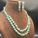 Glistening Hyderabadi Pearl Jewellery Set 16 - Image 2