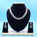 CZ Pink Pearl Necklace - Image 2