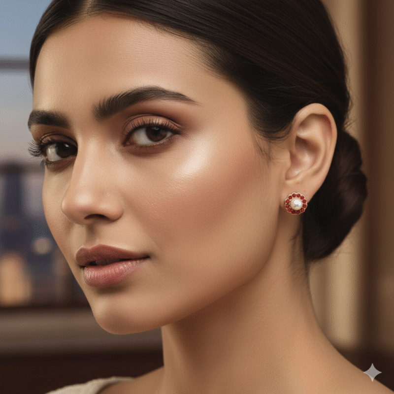 Stud earrings
