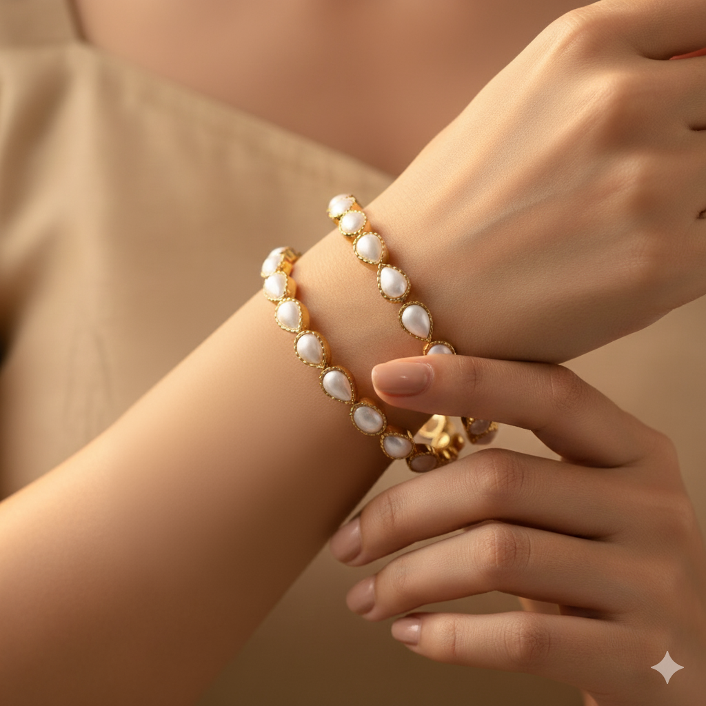 Pearl bangles