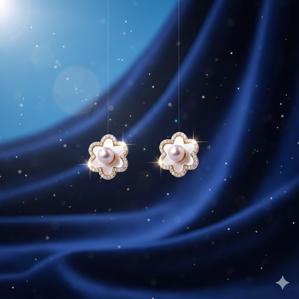 pearl earrings