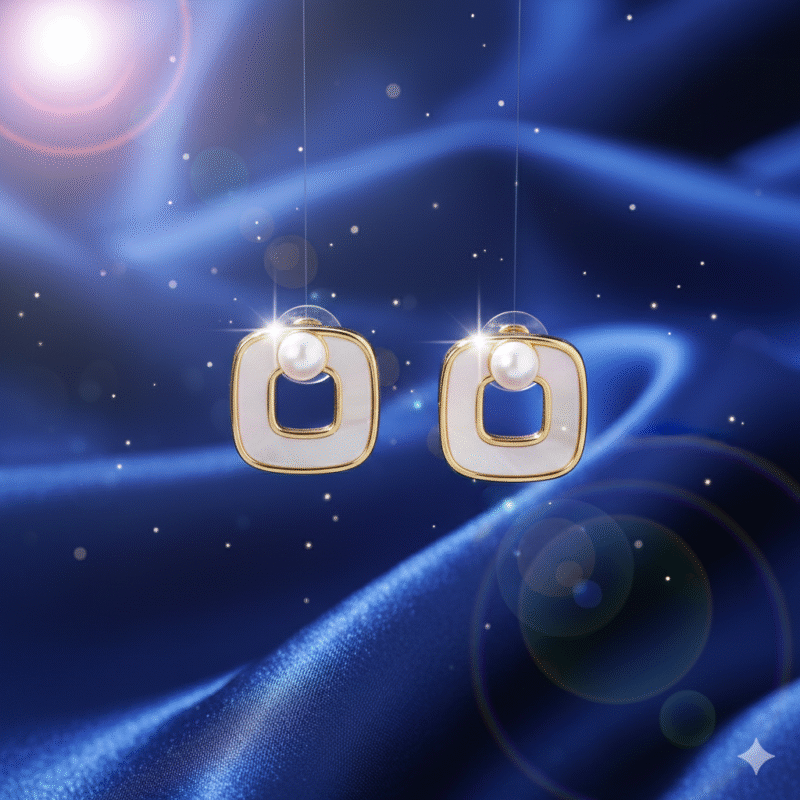 pearl earrings