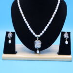 Single Line Pearl Necklace - Image 4
