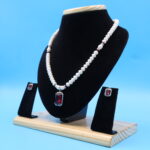 Single Line Pearl Necklace - Image 3