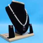 Single Line Pearl Necklace - Image 2