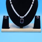 Single Line Pearl Necklace - Image 4