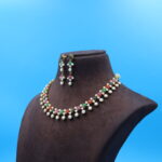 Multicolour Pearl Necklace Set - Image 3