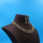 Multicolour Pearl Necklace Set - Image 4