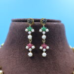 Multicolour Pearl Necklace Set - Image 5