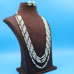 Four Layer Pearl Necklace - Image 4