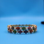 Multicolour Pearl Bangles - Image 2