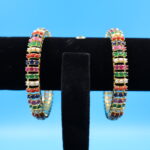 Multicolour Pearl Bangle Set - Image 2
