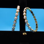 Drop Shape Pearl Bangles - Image 3