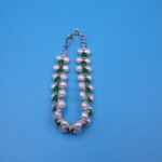 Emerald Stone Pearl Bracelet - Image 4