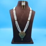 Multicolour Pendant Rani Haar Necklace - Image 2