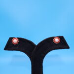 Ruby Stone Stud Earrings - Image 3