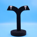 Heart Shape Pearl Earrings - Image 3