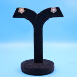 Single moti Stud Pearl Earrings - Image 2