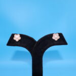 Single moti Stud Pearl Earrings - Image 3