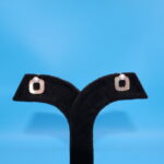 Square Shape Pearl Earrings - Image 3