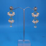Chandbali Pearl Earrings - Image 2