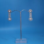 CZ Pearl Jhumkas - Image 2
